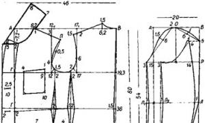 Выкройка основы пиджака на мальчика